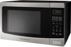 Insignia Countertop Microwave - 1.2 Cu. Ft. - Stainless Steel/Black_Stainless Steel; Black