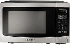 Insignia Countertop Microwave - 1.2 Cu. Ft. - Stainless Steel/Black_Stainless Steel; Black