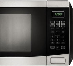Insignia Countertop Microwave - 1.2 Cu. Ft. - Stainless Steel/Black_Stainless Steel; Black