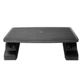 Ergonomic Footrest Under Desk, Office Foot Rest Flat Texture Design with 0 - 20 Degree Tilt Angle Adjustment