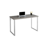 Monarch Specialties Computer Desk, Home Office, Laptop, 48"l, Work, Metal, Laminate, Brown, Grey, Contemporary, Modern