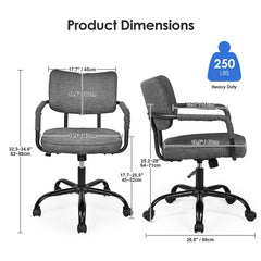 Height Adjustable Swivel Bar Stools, PVC Leather Barstool Pub Chair Counter Stool with Footrest