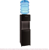 Frigidaire EFWC498 - Top Loading Cooler Dispenser -Hot & Cold Water - Child Safety Lock - Innovative Slim & Sleek Design, Holds 3 or 5 Gallon Bottles - Black