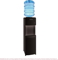 Frigidaire EFWC498 - Top Loading Cooler Dispenser -Hot & Cold Water - Child Safety Lock - Innovative Slim & Sleek Design, Holds 3 or 5 Gallon Bottles - Black