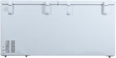 21 cu ft Double Door LID Garage-Ready Chest Freezer-White, Vinyl-Coated Baskets, Space-Saving Flat Back, Stay-Open, Front-Access Drain