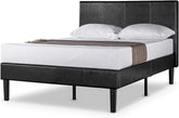 Zinus Kitch Faux Leather Upholstered Platform Bed Frame