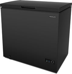 FRIGIDAIRE EFRF7003-BLACK Congélateur coffre, 0,7 m³, panier métallique avec revêtement en vinyle amovible, thermostat, vidange facile à dégivrer
