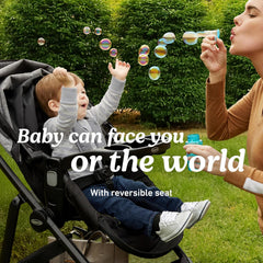 Graco Modes Element Travel System, Includes Baby Stroller with Reversible Seat, Extra Storage, Child Tray and SnugRide 35 Lite LX Infant Car Seat, Redmond