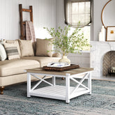Castellanos Square Coffee Table with Storage For Living Room