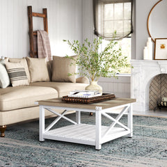 Castellanos Square Coffee Table with Storage For Living Room