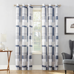 Kitson Polyester Semi Sheer Curtain Single Panel