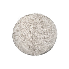 Laperle Gradient Chocolate Faux Sheepskin Fur Area Rug
