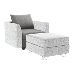 Modern Middle Seat Module For Modular Sofa Customizable Sectional Sofa