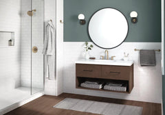 Nicoli Widespread Bathroom Faucet 3 Hole, 2-handle Bathroom Sink Faucet with Drain Assembly 35749LF-CZ