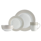 Saurish 16 Piece Porcelain China Dinnerware Set - Service for 4