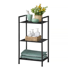 SONGMICS Three-Tier Storage Rack — Black UBSC33BK