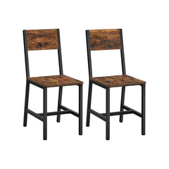 Catalogue view of two VASAGLE ULDC092B01V1 dining chairs