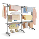 SONGMICS 4-Tier Folding Laundry Drying Rack ULLR704G01