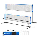 SONGMICS Portable Badminton Net - Blue, 16.5 ft USYQ500V2