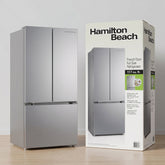 Hamilton Beach French Door Full Size Refrigerator with Freezer Drawer, 17.7 cu ft