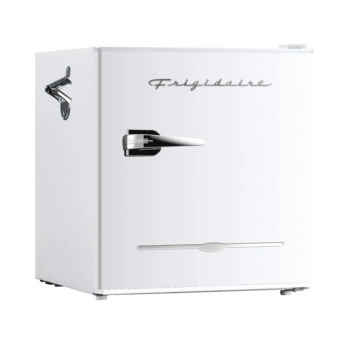1.6 Cu. Ft. Retro Compact Fridge with Chiller, Countertop Fridge with Built-In Bottle Opener
