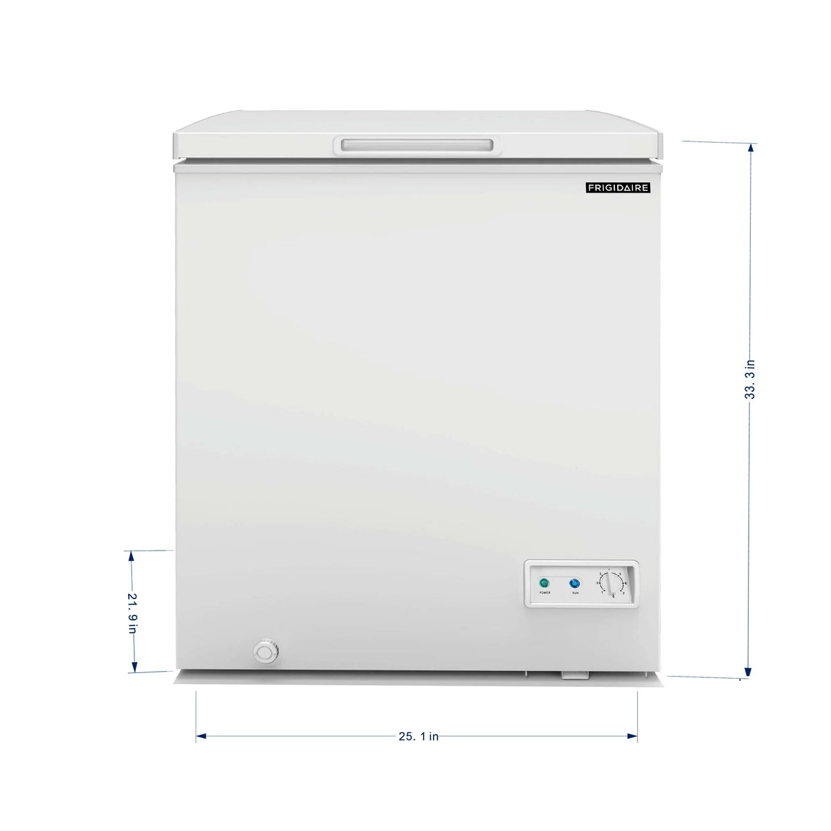 Frigidaire 5.0 Cu. ft. Chest Freezer, White , EFRF5003