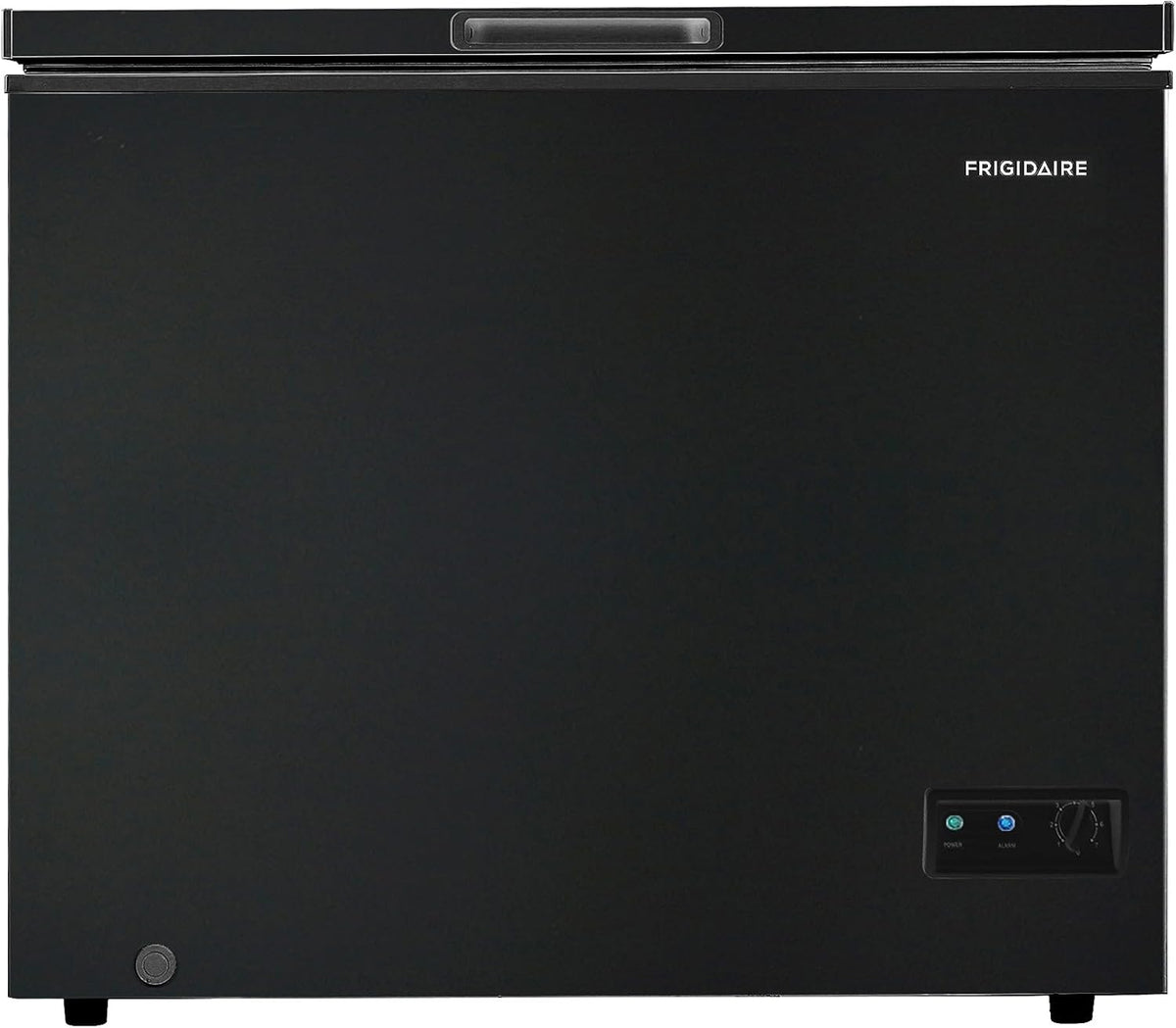 FRIGIDAIRE EFRF7003-BLACK Congélateur coffre, 0,7 m³, panier métallique avec revêtement en vinyle amovible, thermostat, vidange facile à dégivrer