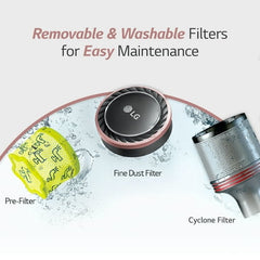 LG Cord Zero A9 Cordless Stick Vacuum - A912PM