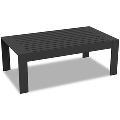 Alturas Standalone Product Aluminum Outdoor Patio Coffee Table Modern Rectangle End Table