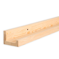 Awendela Pine Solid Wood Floating Shelf