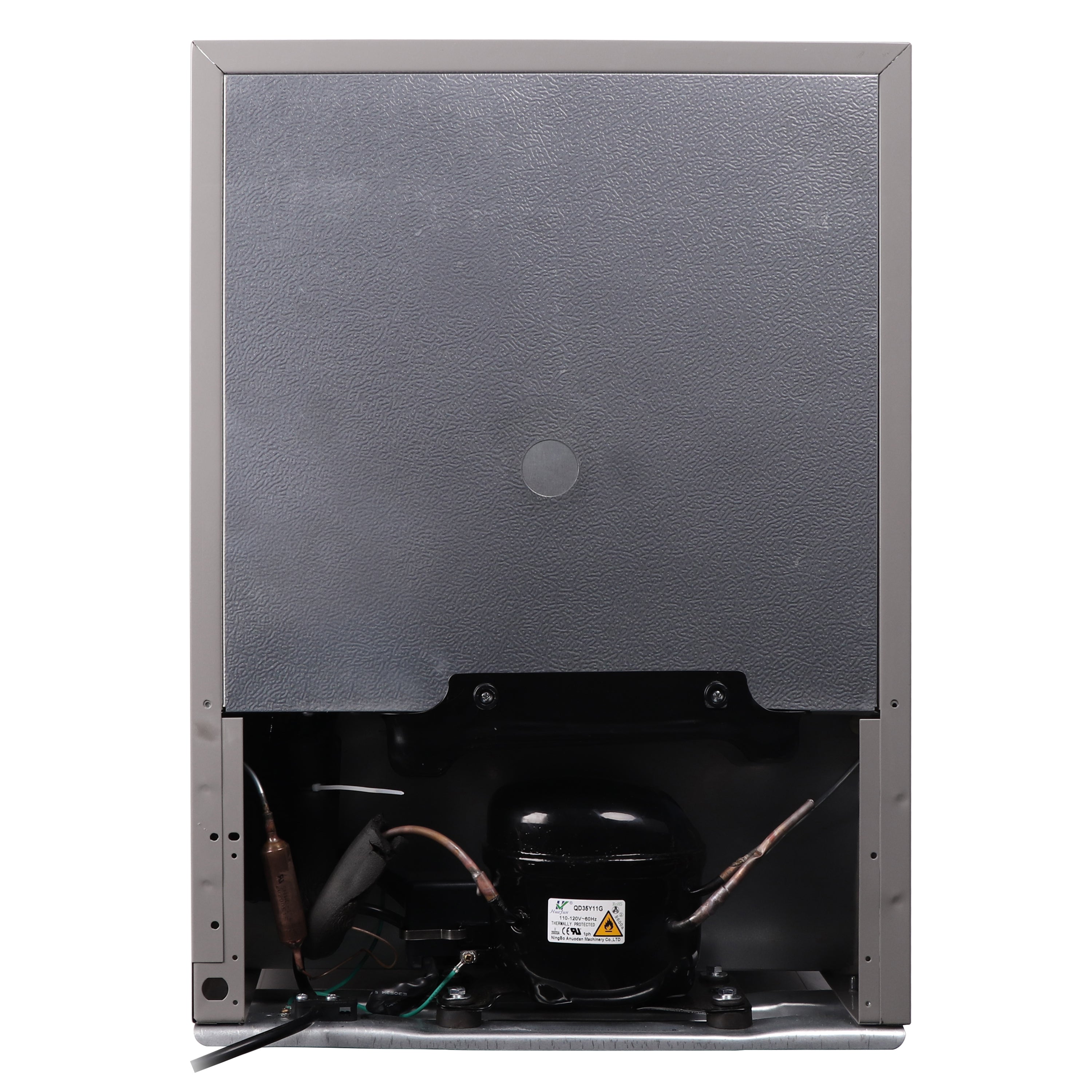 Frigidaire grey EFMIS9000 beverage refrigerator - rear view