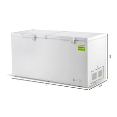 Hamilton Beach 21 Cu. Ft. Double Door Chest Freezer — Garage Ready (White)