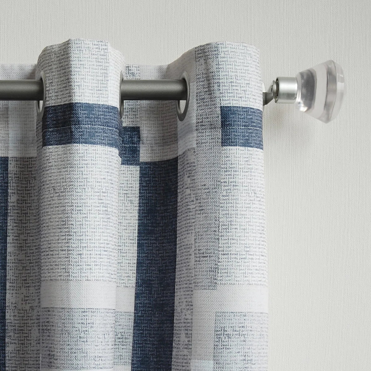 Kitson Polyester Semi Sheer Curtain Single Panel