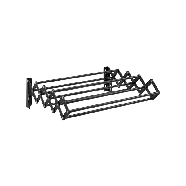 SONGMICS Wall-Mounted Accordion Drying Rack - Ink Black LLR802B01