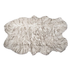 Laperle Gradient Chocolate Faux Sheepskin Fur Area Rug