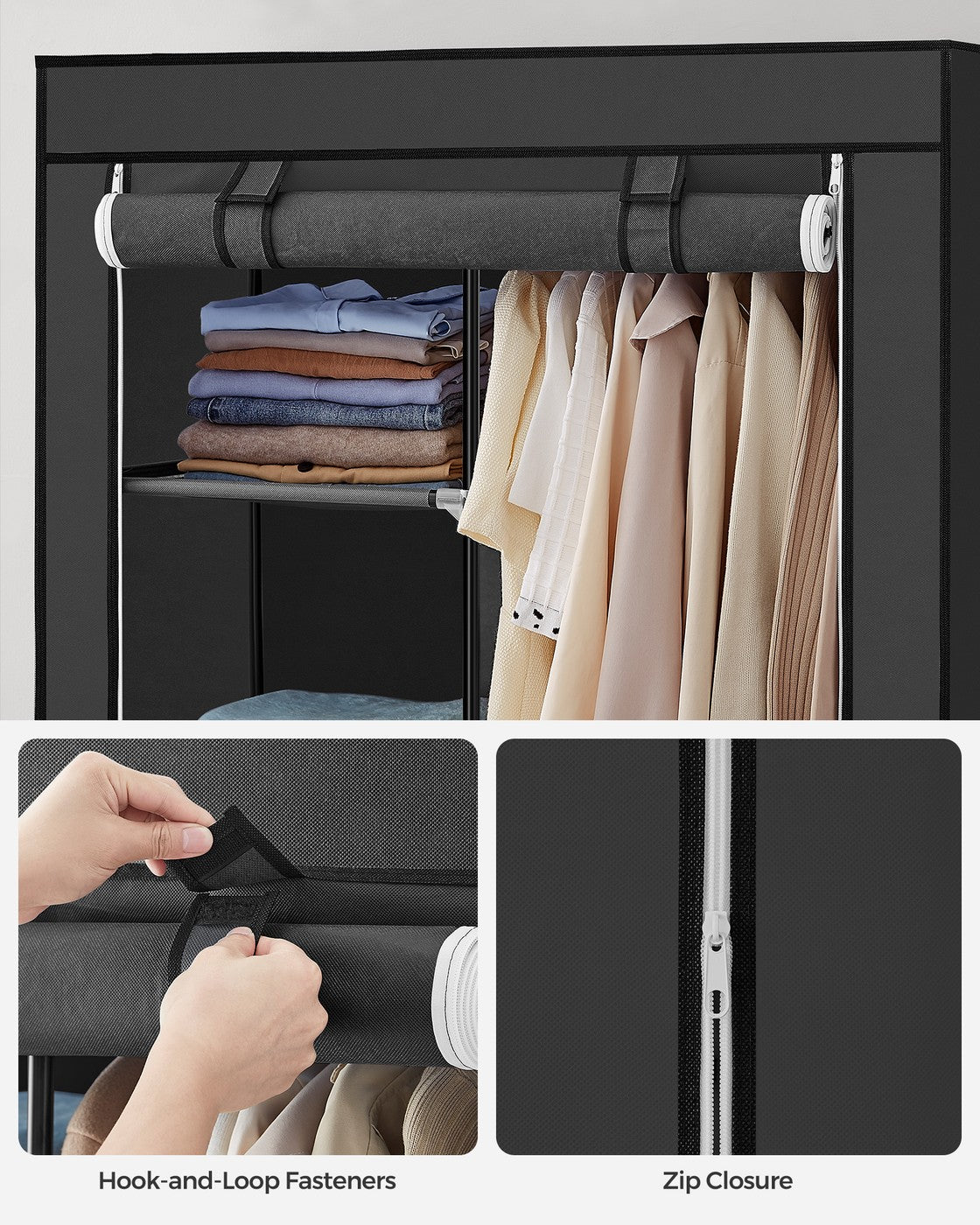 URYG84BK — hanging-rail and fastening detail