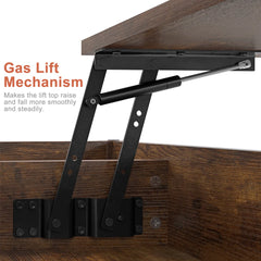 Torron 4-in-1 Multi-Fuction Lift Top Coffee Table with Storage