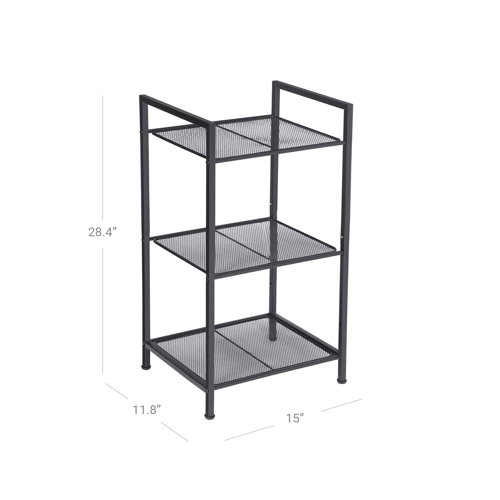 UBSC33BK — clean rack dimensional illustration