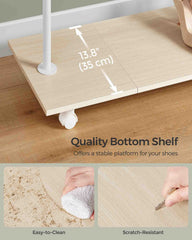 HSR151W01 Natural Beige + Cloud White bottom shelf and surface details