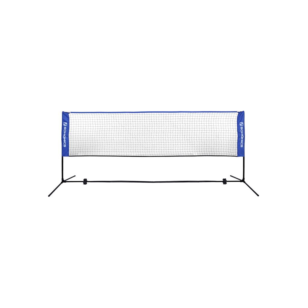 SONGMICS USYQ500V2 blue badminton net and frame