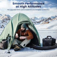 Upgrade 8KW Diesel Heater 12V/24V DC & 110V AC W/ Bluetooth Parking Heaters Space Heaters with Lagre 6L Fuel Tank