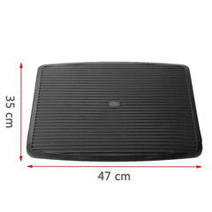 Ergonomic Footrest Under Desk, Office Foot Rest Flat Texture Design with 0 - 20 Degree Tilt Angle Adjustment