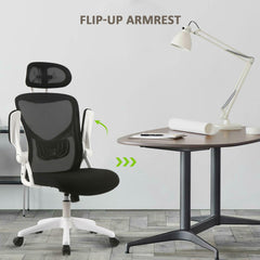 MOFC-W-227-BK-G2 — flip-up armrest configuration