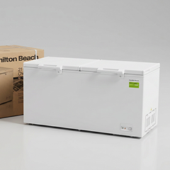Hamilton Beach 21 Cu. Ft. Double Door Chest Freezer — Garage Ready (White)