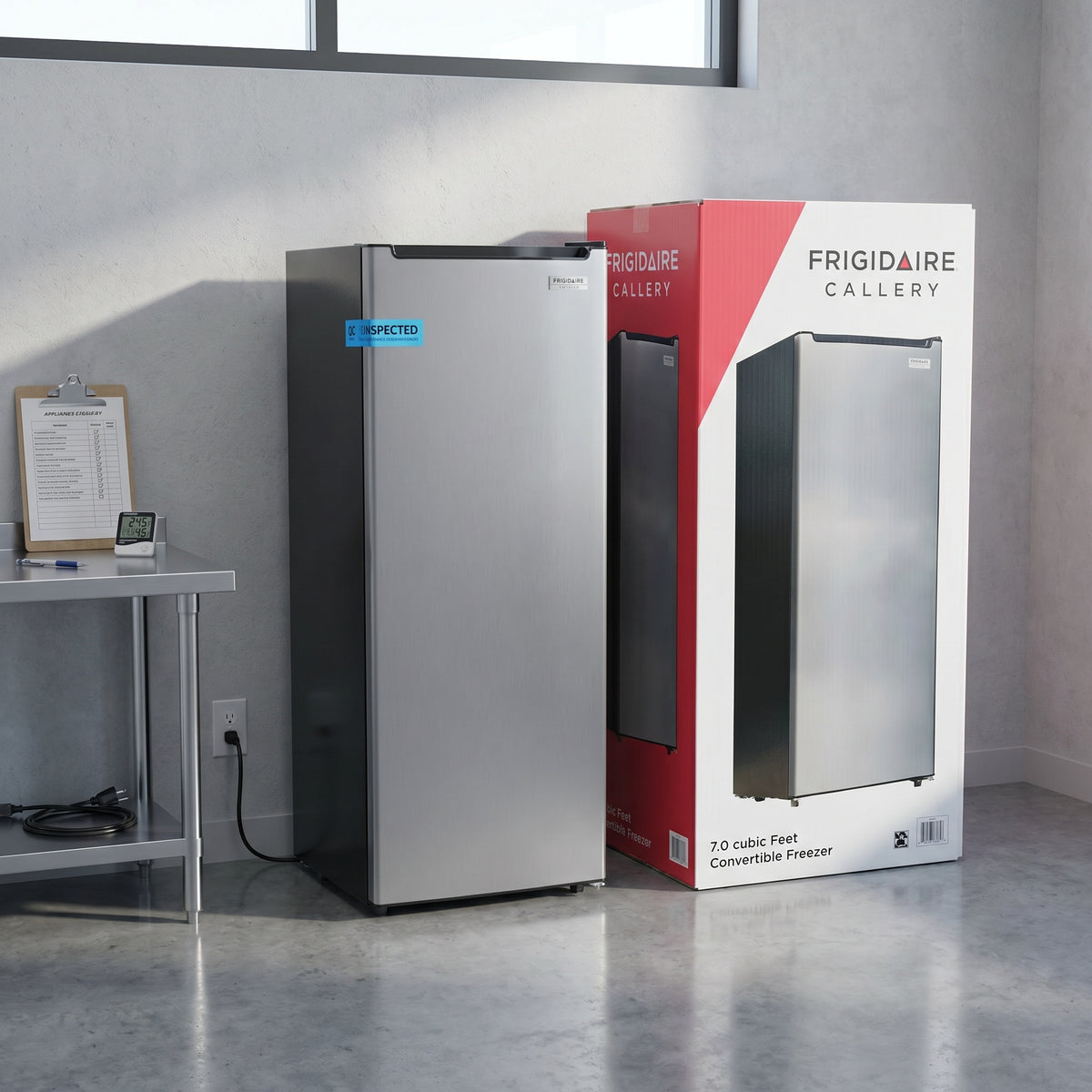 Frigidaire Gallery 7 cu. ft. Upright Convertible Fridge/Freezer